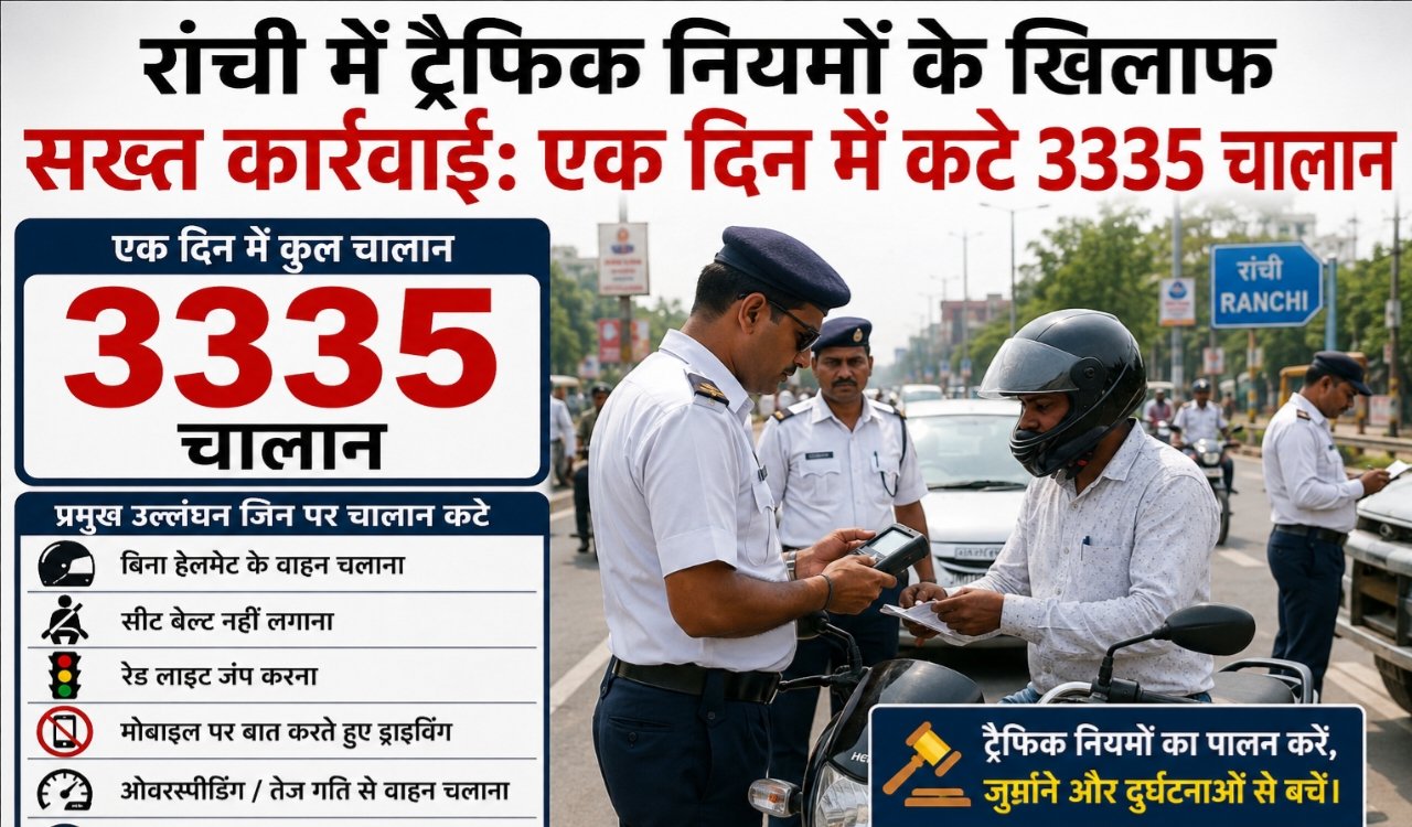 Ranchi traffic news