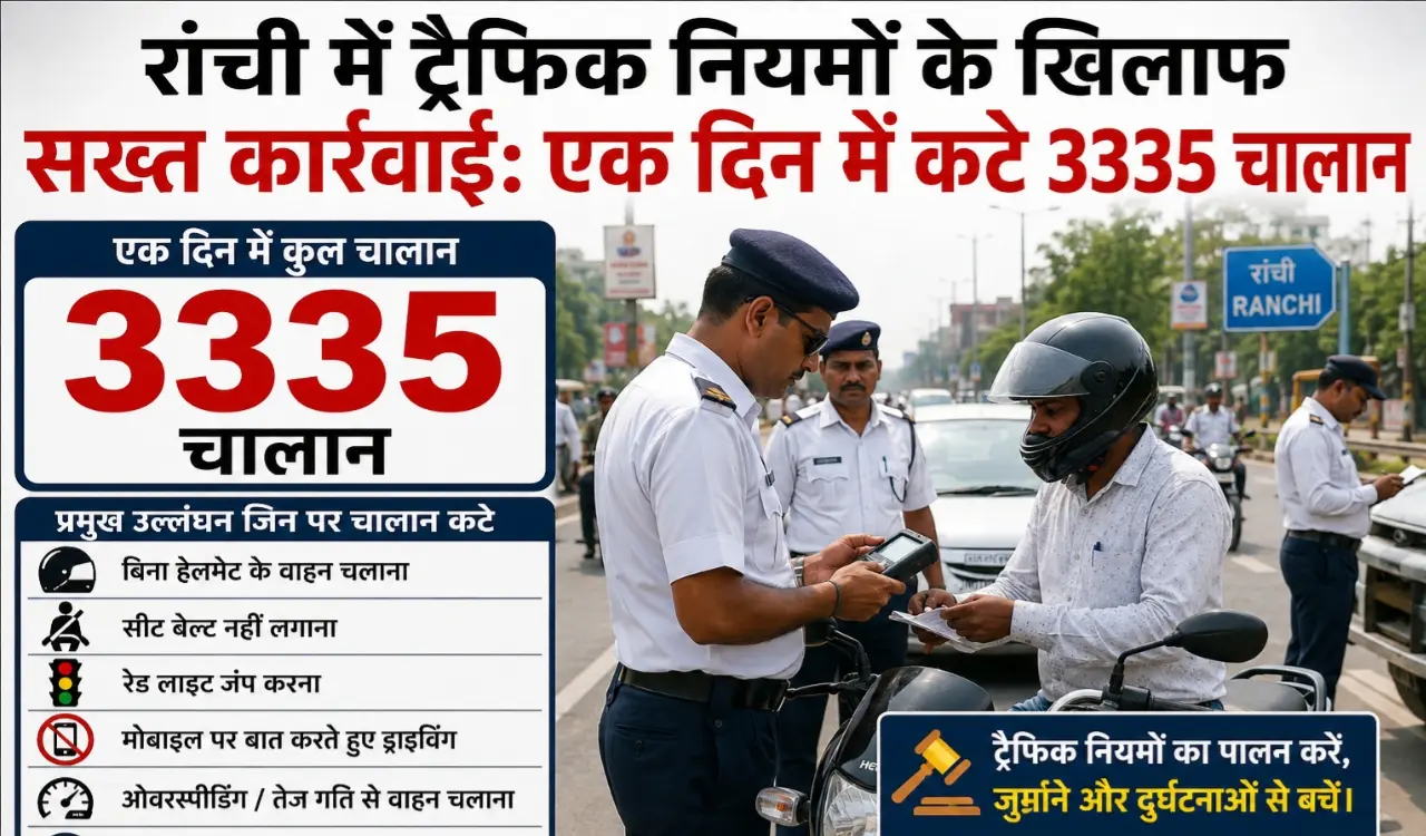 Ranchi traffic news