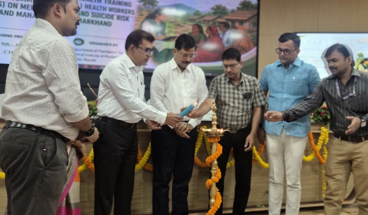 Mental health and suicide prevention in Jharkhand will receive a new impetus, with CHW training program launched at CIP.