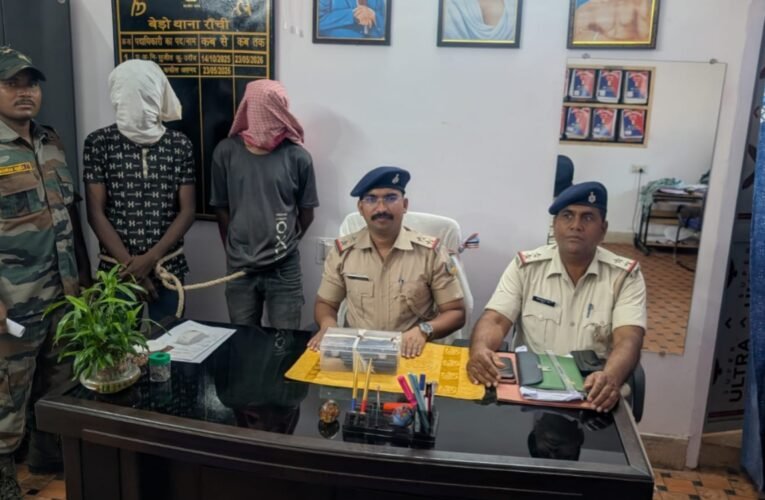 Ranchi Police gets major success: Mobile shop theft solved within 24 hours, two accused arrested