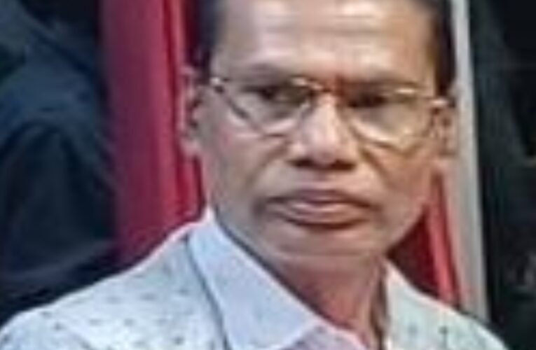 Jaldega block head clerk Upendra Baitha dies in a road accident, area mourns