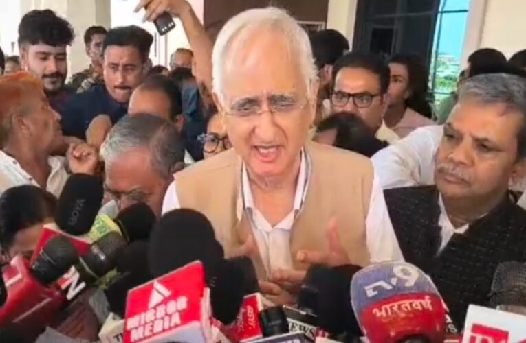 झारखंड राज्यसभा चुनाव: नामांकन स्क्रूटनी पर बरसे सलमान खुर्शीद, कहा- ‘सब कुछ पहले से तय था