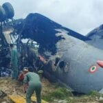 AN-32 aircraft crashes at Assam's Jorhat Air Force Station; accident occurred during landing.