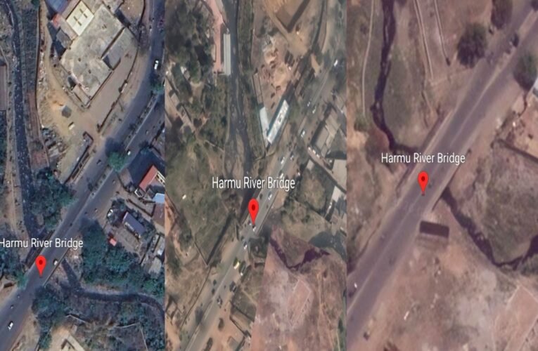 14 साल में बदल गई हरमू नदी की तस्वीर: सैटेलाइट इमेज में दिखा बढ़ता शहरीकरण, सिमटते खुले क्षेत्र