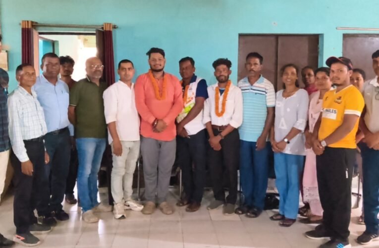 New committee of Simdega District Wrestling Association formed; Basant Ba becomes President.