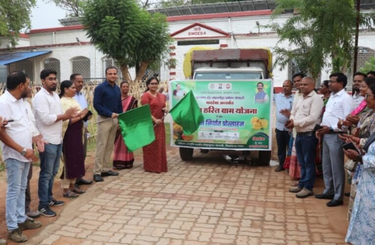 After London, Simdega’s Amrapali mangoes are now headed to Italy; a second international consignment of one tonne has been dispatched, with DC Kanchan Singh flagging it off.