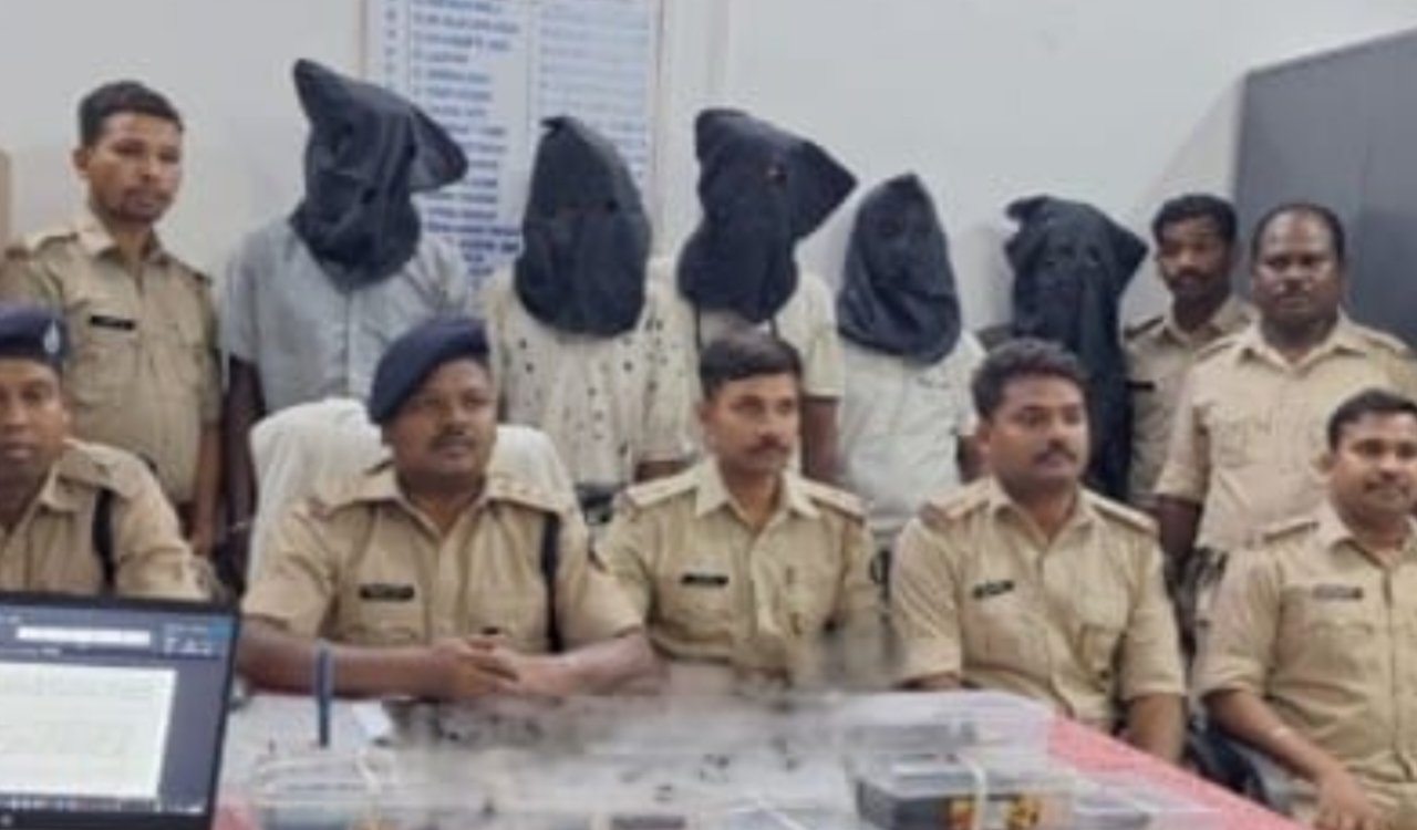Ransiya robbery case solved; five members of an inter-district gang arrested.