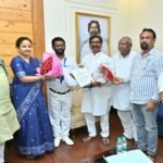 Rajya Sabha MP Baidyanath Ram paid a courtesy call on CM Hemant Soren.