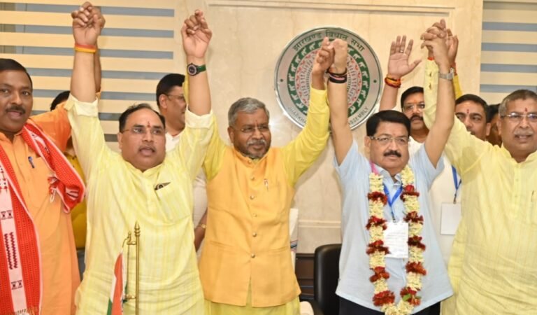 राज्यसभा चुनाव: परिमल नाथवानी की जीत से भाजपा में उत्साह, नेताओं ने दी बधाई