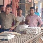 Special inspection drive conducted at meat and chicken shops in Simdega; warning issued against unlicensed operations.