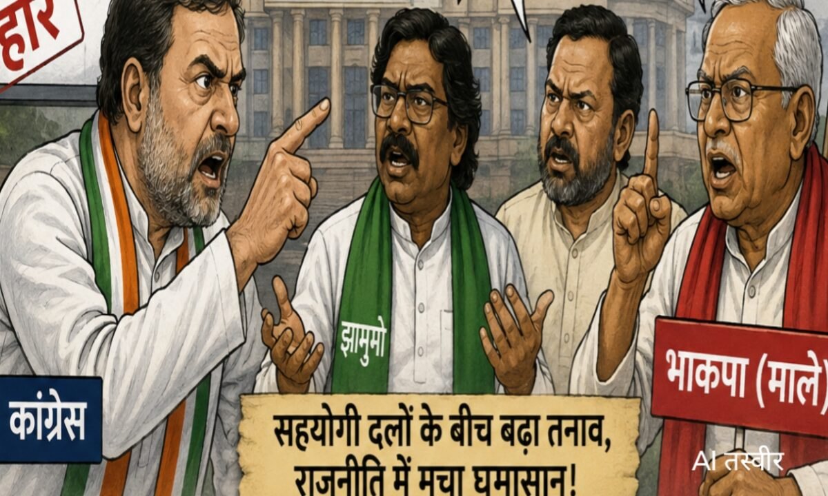 Jharkhand Rajya Sabha Elections: Blame game among allies following Congress's defeat; CPI (ML) hits back.