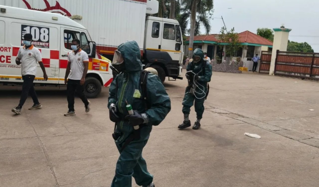 Major ammonia gas leak incident in Tamil Nadu; seven female workers dead, 67 affected.