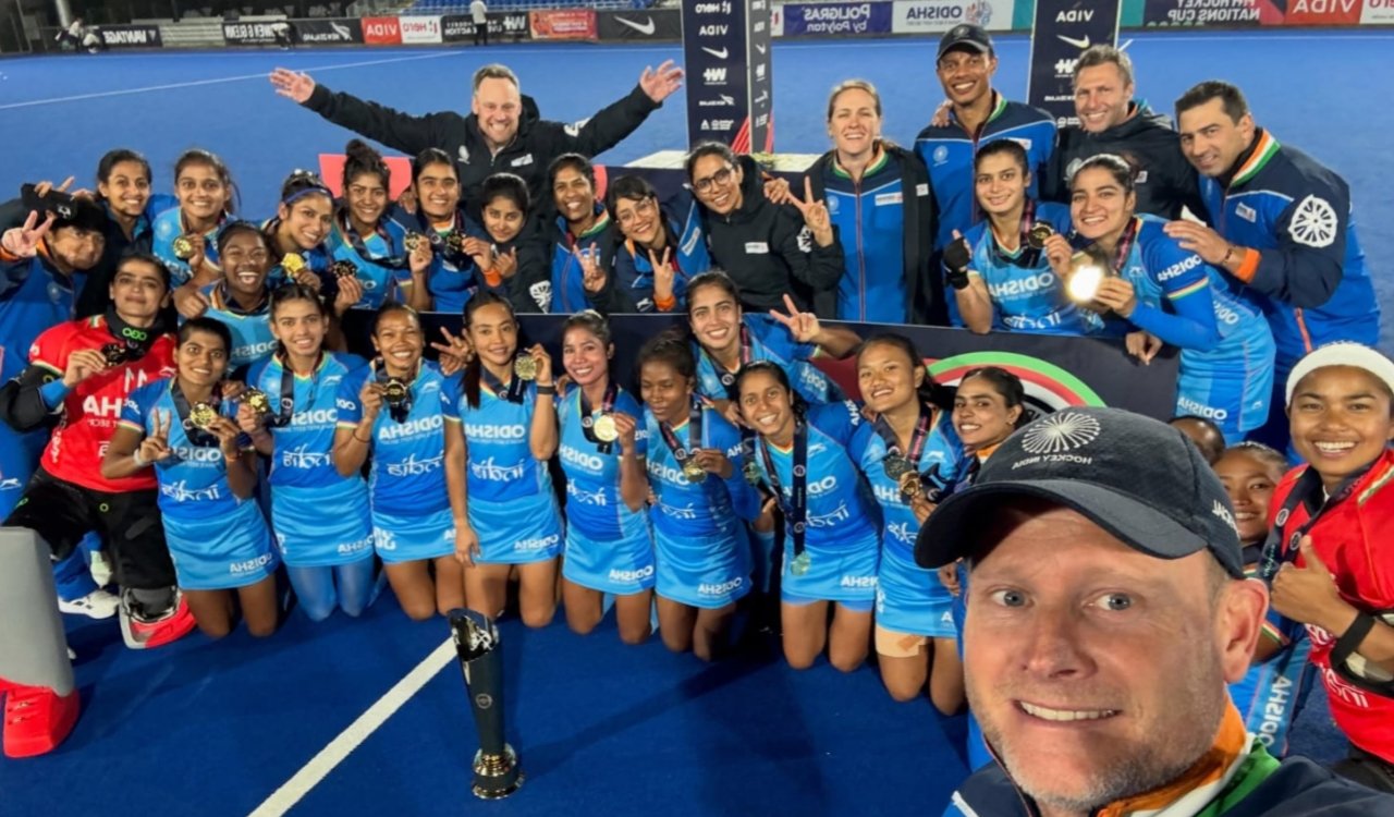 India becomes FIH Women's Nations Cup champion; wins title for the second time by defeating New Zealand.