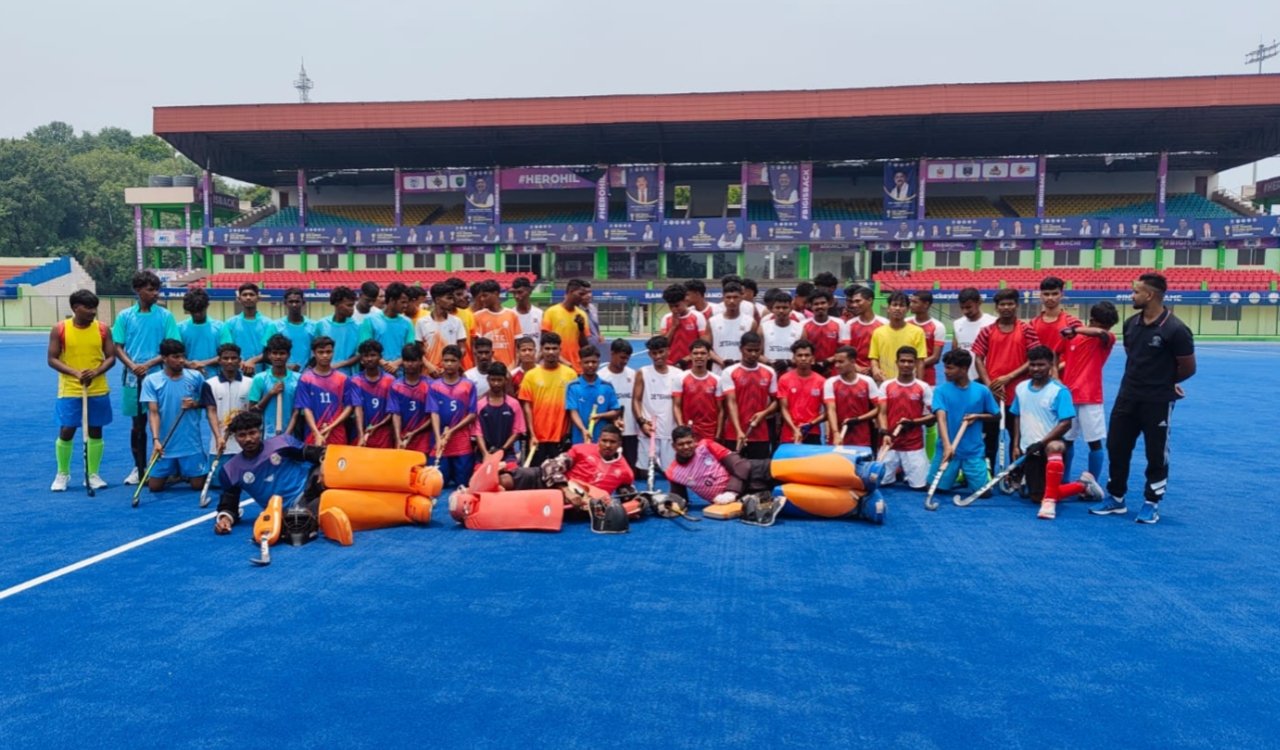 Selection process for the Jharkhand team for the Junior Hockey National Championship begins; 55 players appeared for trials.