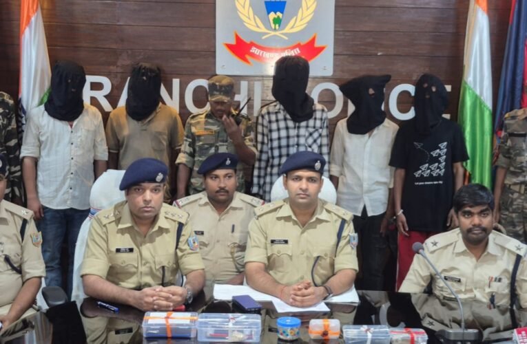 Major crackdown on brown sugar in Ranchi; 5 smugglers arrested from three police station areas.