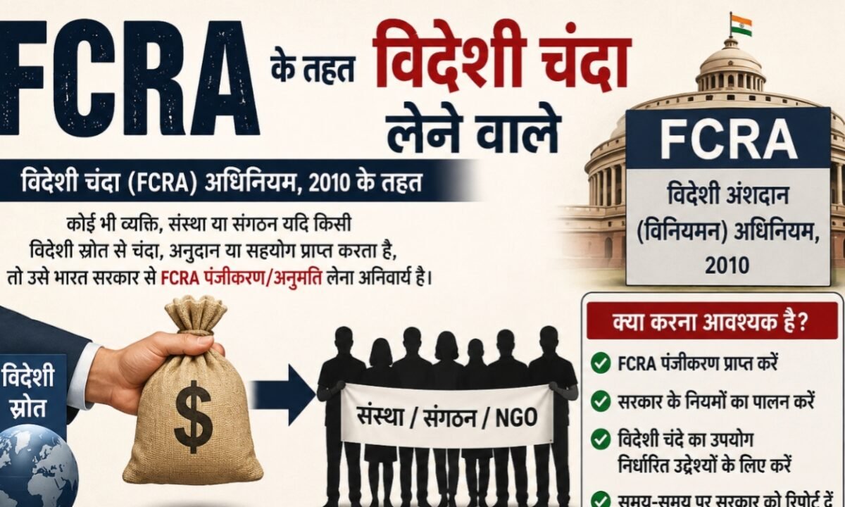 Crackdown on NGOs receiving foreign funding