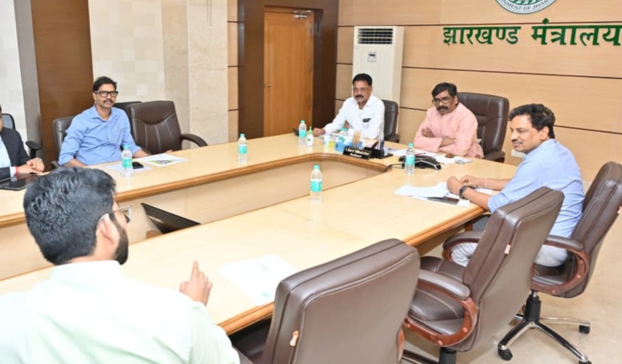 GIS-based urban management system in Jharkhand to be expanded; Chief Minister Hemant Soren reviews the initiative.