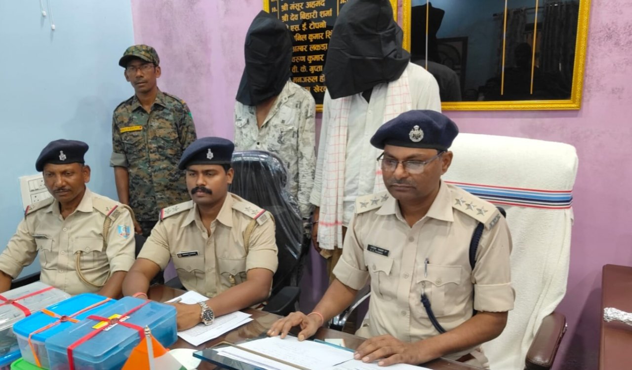 Urdu school theft case solved; two accused arrested, stolen goods recovered.