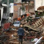 Two powerful earthquakes hit Venezuela; tsunami alert issued; several buildings collapsed, panic among the people.
