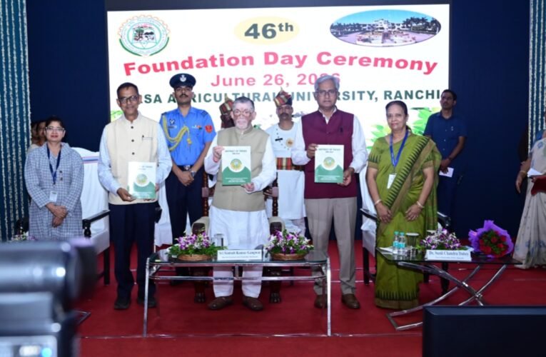 Speaking on the 46th Foundation Day of Birsa Agricultural University, the Governor said, "Farmers' prosperity is the true success of agricultural research."