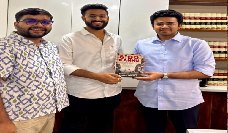 बेंगलुरु में वेदांत कौस्तव ने सांसद तेजस्वी सूर्या से की मुलाकात, ‘विकसित भारत’ के संकल्प पर हुई चर्चा