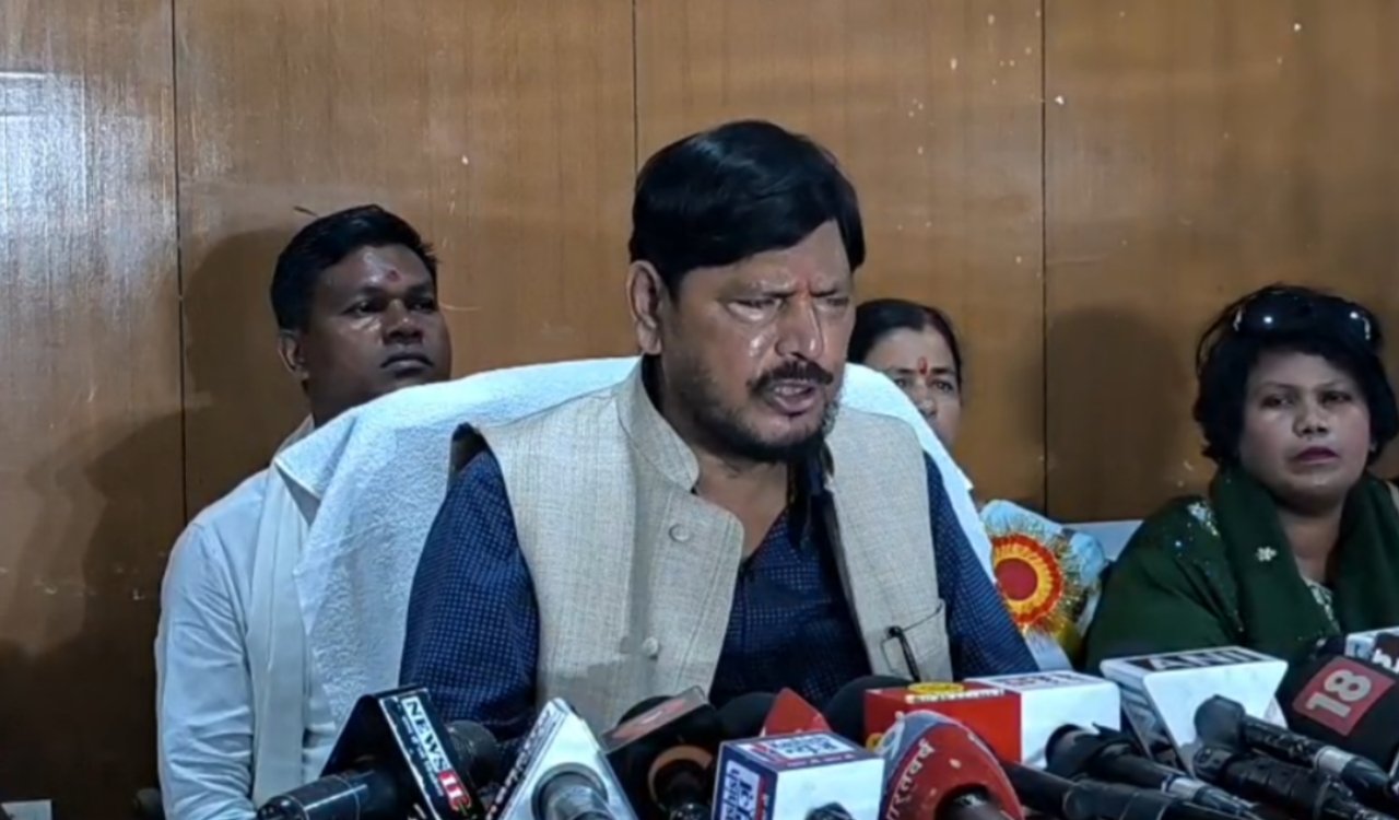 Union Minister Ramdas Athawale speaks on social justice, education, and public welfare schemes; calls upon the youth to adopt Ambedkar's ideals.