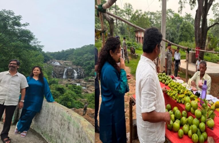 प्रकृति की गोद में सीएम हेमंत सोरेन: पत्नी कल्पना सोरेन के साथ जोन्हा फॉल पहुंचे मुख्यमंत्री, झारखंड पर्यटन को दिया संदेश