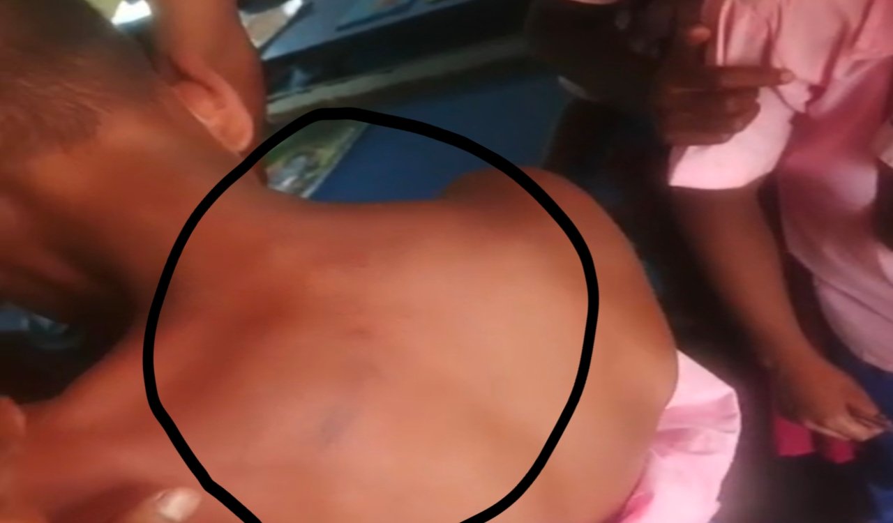 Teacher brutally beats innocent student after he claims he is unwell