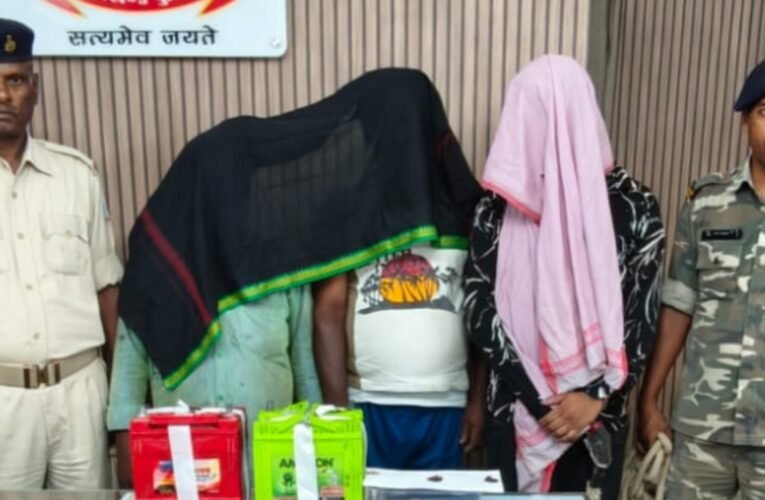 कार बैटरी चोरी गिरोह का खुलासा, तीन आरोपी गिरफ्तार