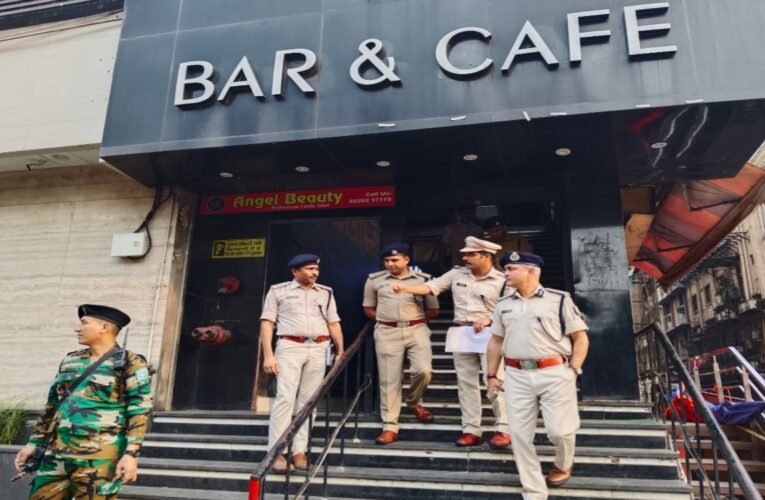 ADG Manoj Kaushik inspected the scene of the incident.