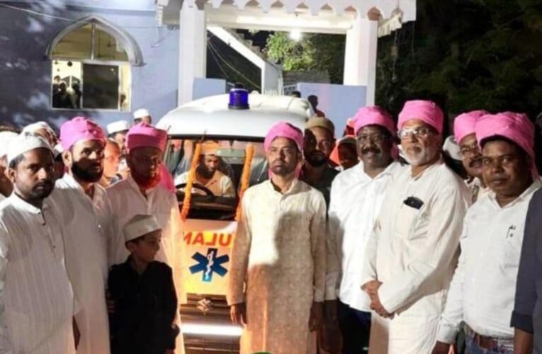Thethaitangar gets an ambulance from the MLA fund, villagers will get relief in emergency health services