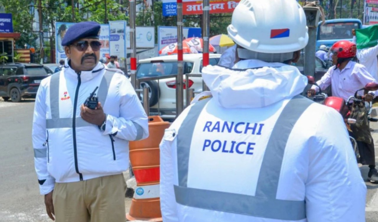 Ranchi Traffic Police's special drive in June: Over 1.24 lakh challans issued, prosecution in 831 cases.