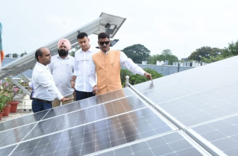 Sanjay Seth installed a solar system under the PM Surya Ghar Yojana and appealed to people to adopt solar energy.