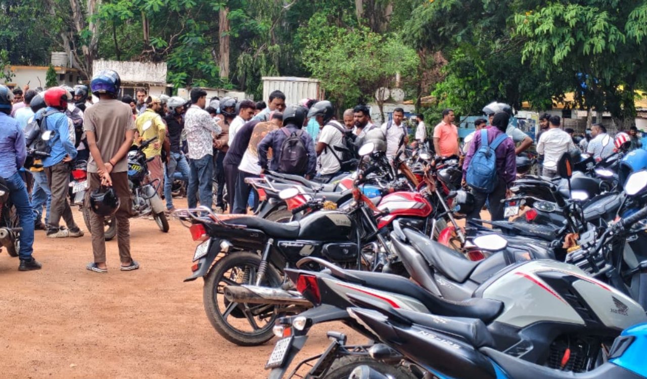 Rapido bike riders on strike in Ranchi; demand better fares and a reduction in commission.