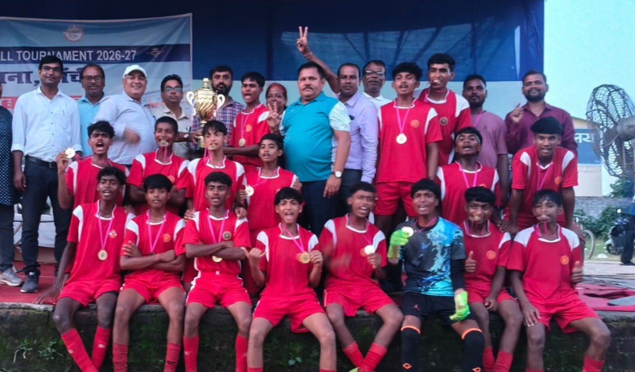 65th Ranchi District Subroto Cup: Mukhyamantri Utkrisht Vidyalaya, Kanke wins Under-15 boys' title.