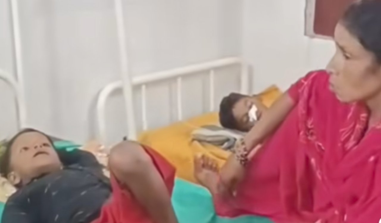 A dozen children fell ill after eating seeds of a poisonous fruit; six were referred to Dumka Medical College.