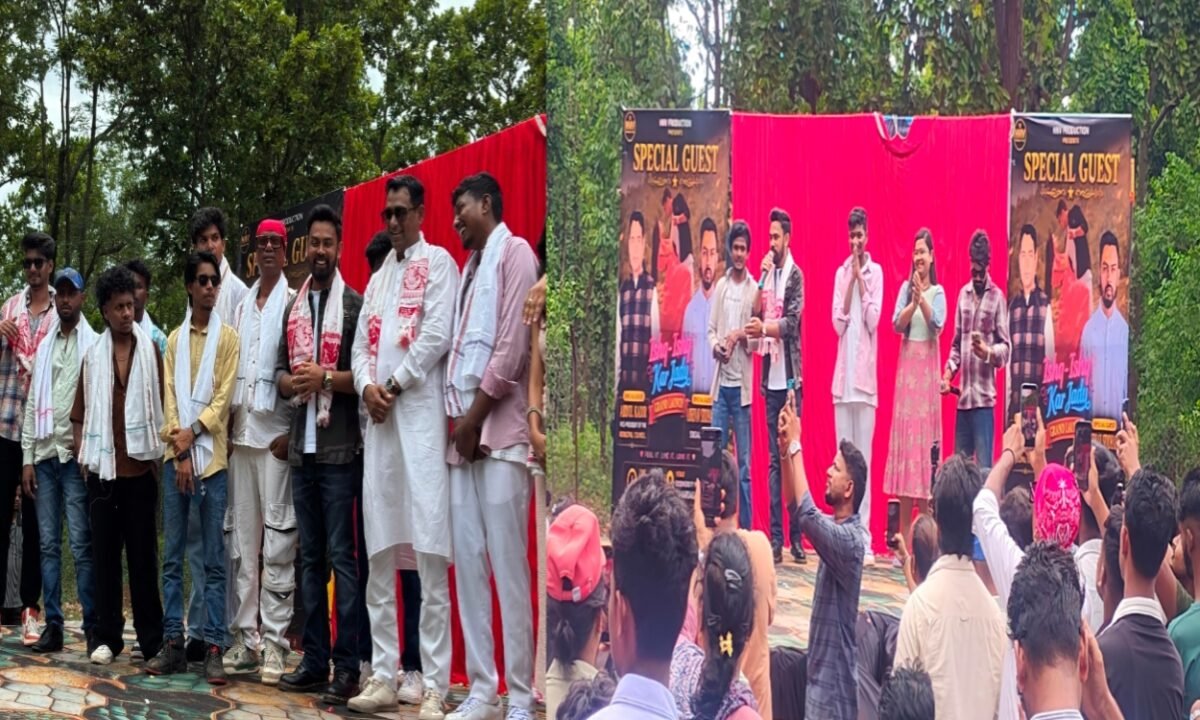 Grand launch of the 'Ishq-Ishq' music video in Lohardaga.