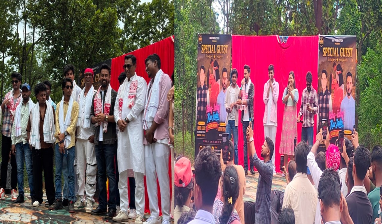 Grand launch of the 'Ishq-Ishq' music video in Lohardaga.