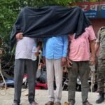 Three smugglers arrested in Ranchi with 320 grams of cannabis; ₹72,500 in cash and two bikes seized.