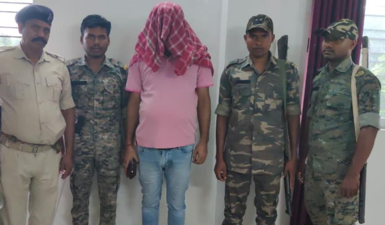 6.66 liters of illicit foreign liquor and 10 liters of beer seized in an Excise Department raid; one person arrested.