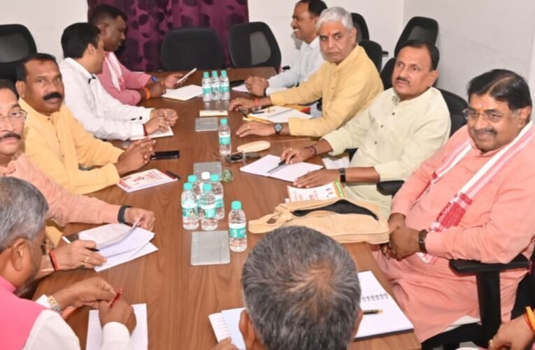 Law and order and JPSC issues deliberated upon at BJP core committee meeting; organizational strategy also discussed.