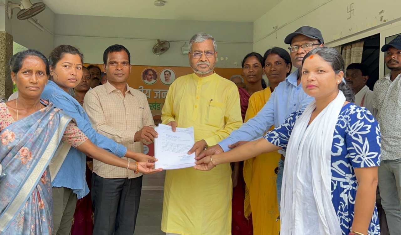 RIMS-2 Construction Dispute: BJP comes out in support of Nagri villagers; Babulal Marandi vows to protest from the streets to the House.