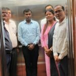 Three new modern lifts have become operational at the Collectorate; citizens will now benefit from improved facilities with a total of eight lifts.