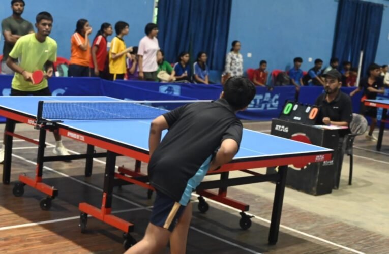 Inauguration of the 1st Jharkhand State Ranking Table Tennis Championship-2026 in Ranchi; 225 players are participating.