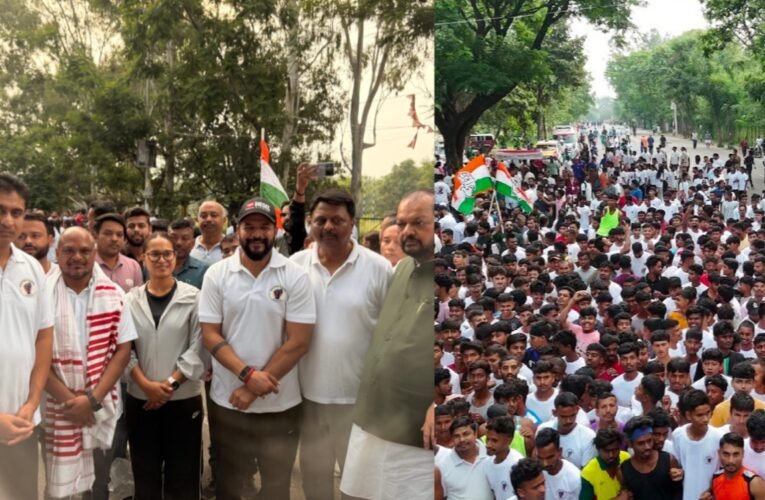 Students hold marathon in Ranchi to protest paper leak; thousands of youths join the 'Chhatron ki Goonj' (Voice of Students) campaign.