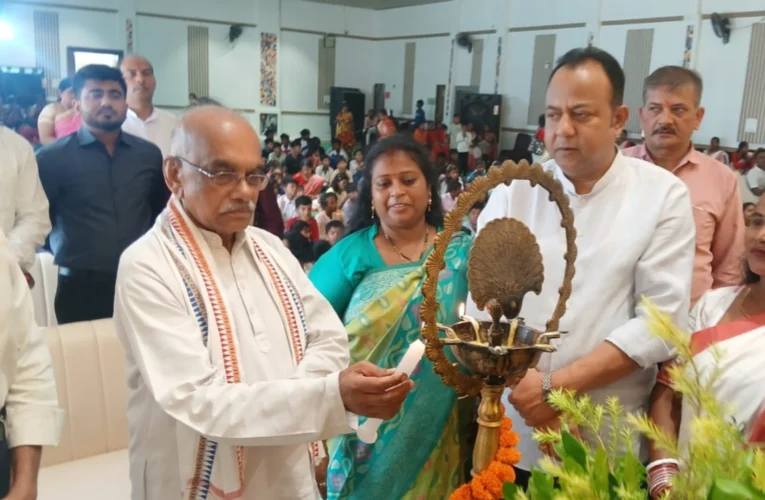 Children showcased their talent at the Seva Bharati annual function and were honored for their outstanding performances.