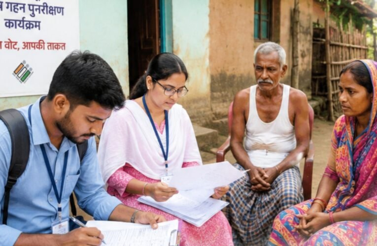 झारखंड में मतदाता सूची विशेष गहन पुनरीक्षण तेज, 94.96% गणना प्रपत्र वितरित, 41.27% का डिजिटाइजेशन पूरा