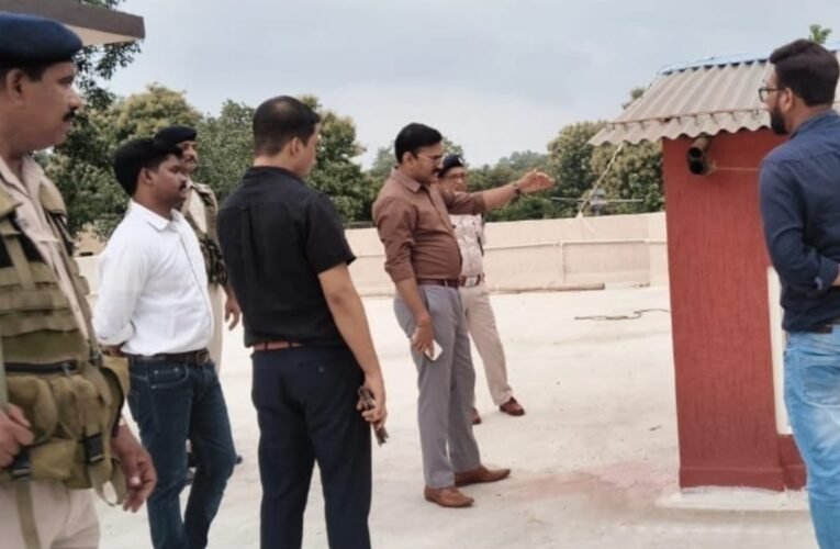 SP inspects newly constructed AHTU police station building; it will soon be fully operational.