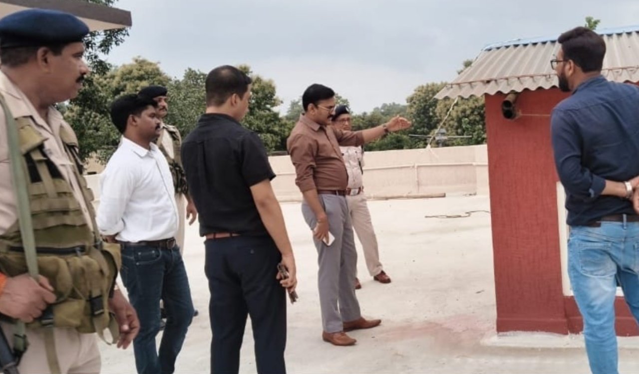 SP inspects newly constructed AHTU police station building; it will soon be fully operational.
