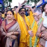 Lord Jagannath's Rath Yatra taken out with great fanfare in Ranchi; Governor and Chief Minister pulled the chariot.
